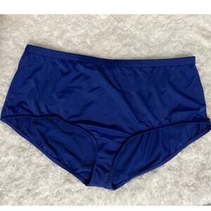 Maxine of Hollywood Blue Bikini Swim Bathing Bottom NEW Size: 24W